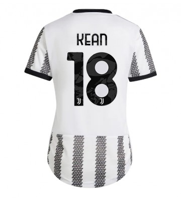 Juventus Moise Kean #18 Hjemmedrakt Kvinner 2022-23 Kortermet